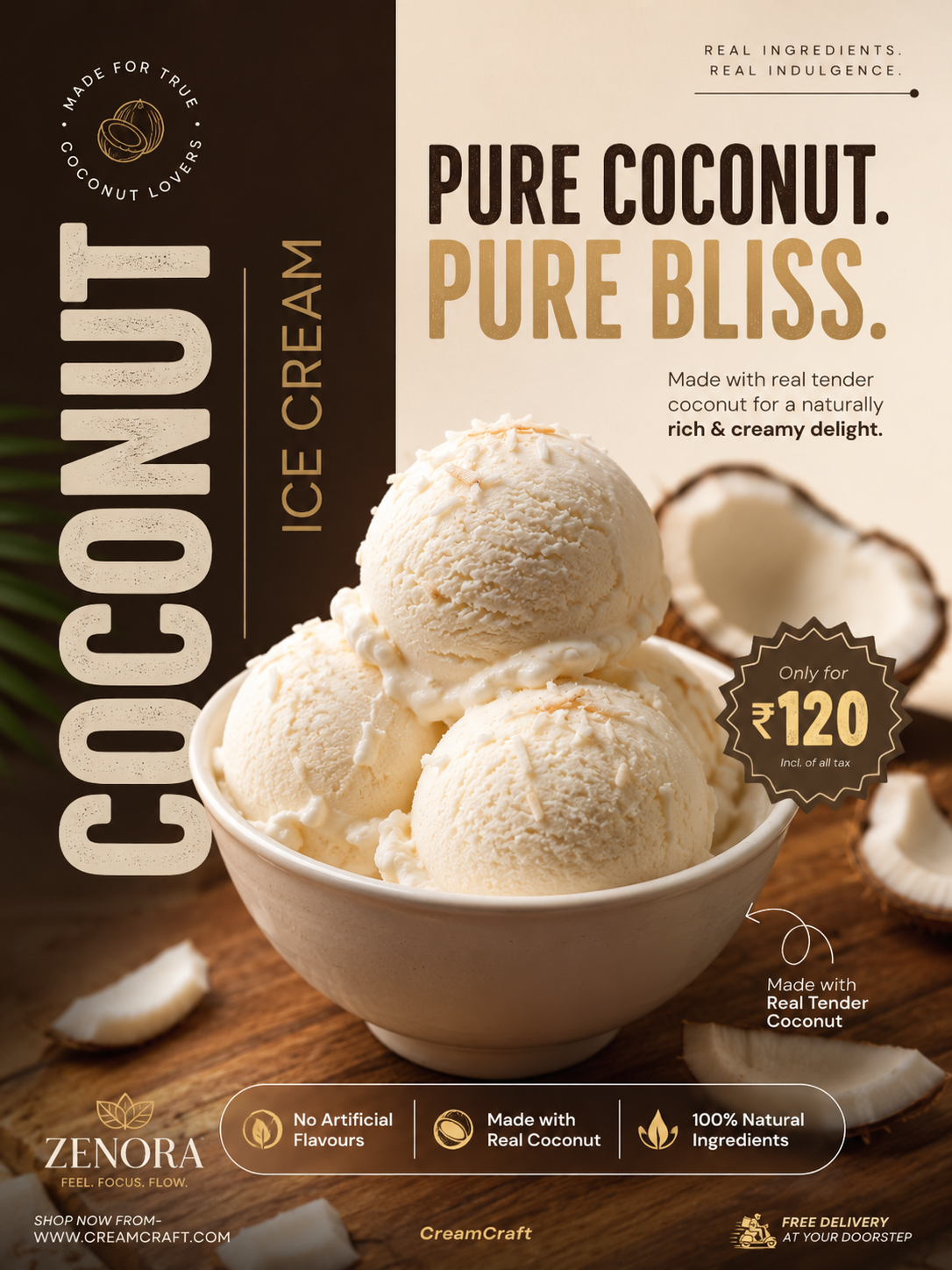 Coconut Ice Cream